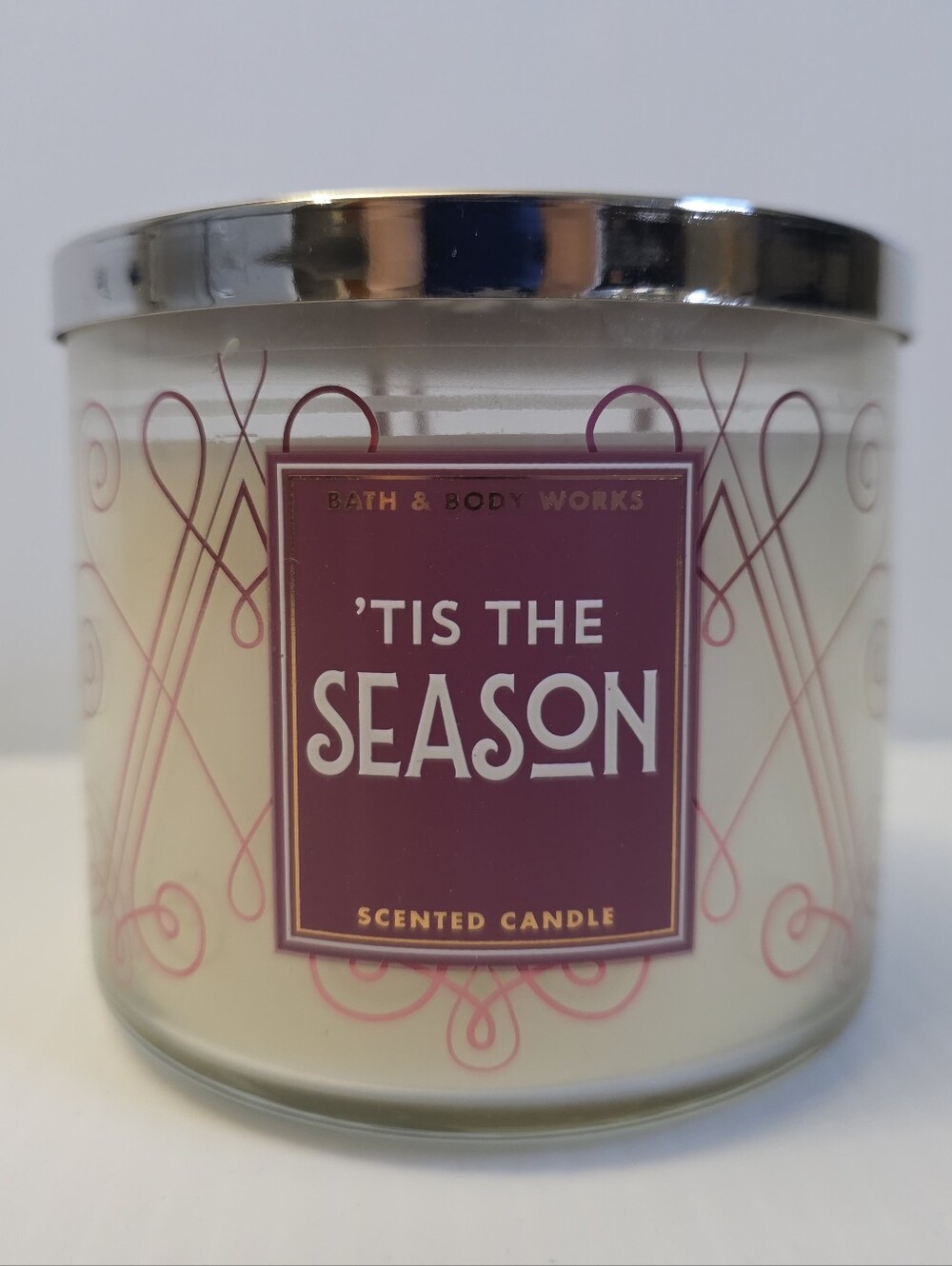 NWT Bath and Body Works, 3-Wick Candle, 'Tis the Season